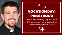 Vocation Series - Priesthood @ St. Joseph Parish | Green Bay | Wisconsin | United States
